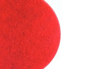 Disco Abrasivo Rojo Lavado Diario del Piso · El Castor