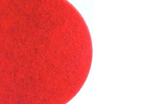 Disco Abrasivo Rojo Lavado Diario del Piso · El Castor